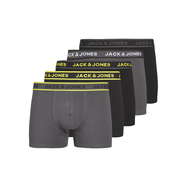 Jack & Jones Jack & Jones Men's Boxer Shorts Trunks JACSPEED Black/Gray 5-Pack