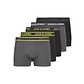 Jack & Jones Jack & Jones Heren Boxershorts Trunks JACSPEED Zwart/Grijs 5-Pack