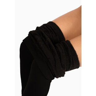 Sarlini Ladies Lounge Legging With Fleece Lining Black