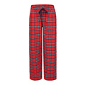 By Louise By Louise Ladies Pyjama Pants Checkered Flannel Red