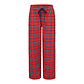 By Louise By Louise Dames Pyjamabroek Geruit Flanel Rood