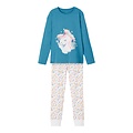 Name It Name It Girls Pyjamas Long Unicorn Blue