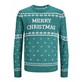 Jack & Jones Jack & Jones Christmas Sweater Men's Knitted JORHOLLY Green