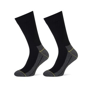 Stapp Yellow Men's Walker Socks 4425 Black 2-Pair