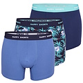 Happy Shorts Happy Shorts 3-Pack Boxer Shorts Men D924 Hawaii Print