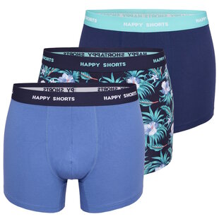 Happy Shorts 3-Pack Boxer Shorts Men D924 Hawaii