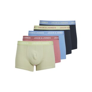 Jack & Jones Men's Trunks Boxer Shorts JACHUDSON 5-Pack Plain