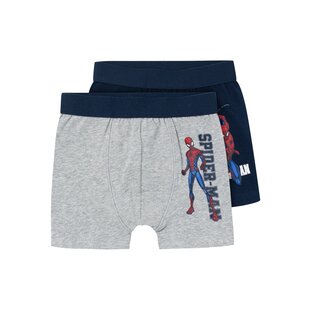 Name It Boys Boxer Shorts Spiderman Blue/Gray 2-Pack