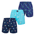 Happy Shorts Happy Shorts Wide Boxer Shorts Men With Print 3-Pack