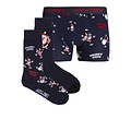 Jack & Jones Junior Jack & Jones Junior Kerst Ondergoed Giftbox Jongens Boxershort + Sokken JACHAPPY