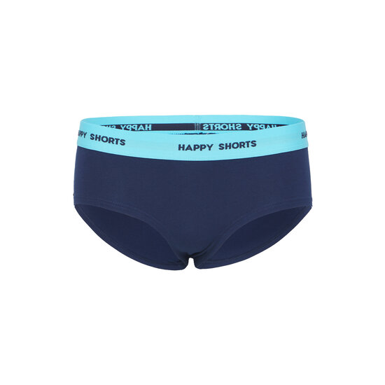 Happy Shorts Happy Shorts Dames Hipster Navy Blauw 2-Pack