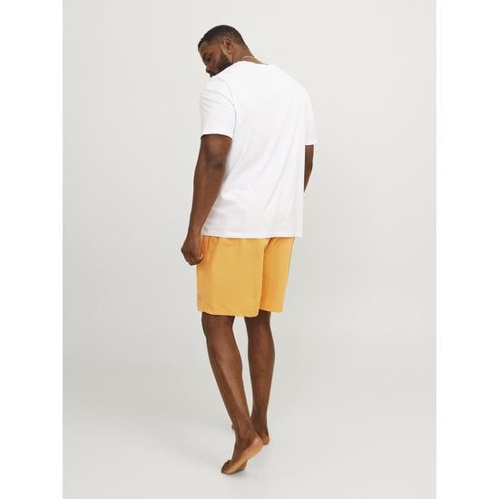 Jack & Jones Jack & Jones Plus Size Heren Zwemshort Solid Oranje