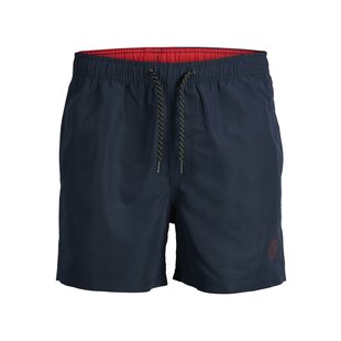 Jack & Jones Plus Size Men's Swim Short Solid Dark Blue