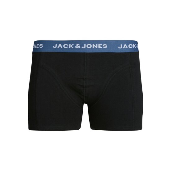 Jack & Jones Junior Jack & Jones Junior Jongens Boxershorts Trunks JACGAB Zwart 3-Pack