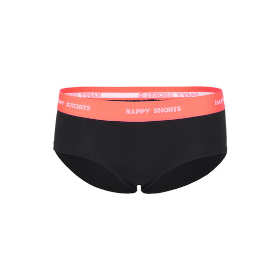 Happy Shorts Happy Shorts Ladies Hipster Black 2-Pack