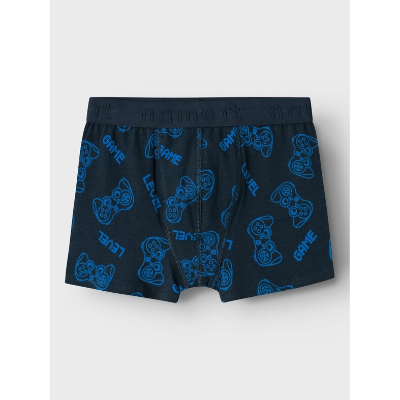 Name It Name It Kinder Boxershorts Jongens NKMBOXER Gameprint 3-Pack Donkerblauw