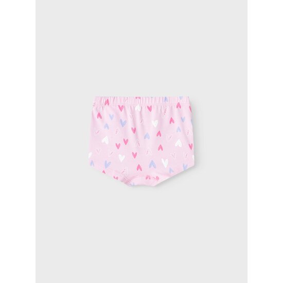 Name It Name It Meisjes Hipster NMFTIGHTS Met Hartjesprint 3-Pack Roze