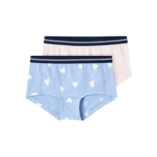 Name It Girls Hipster SERENITY With Heart Print 2-Pack Blue