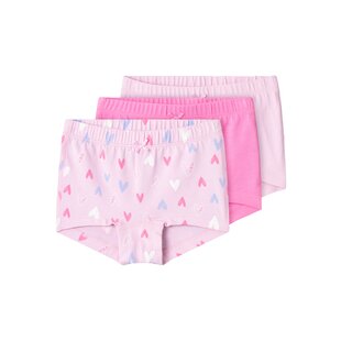 Name It Girls Hipster NMFTIGHTS With Heart Print 3-Pack Pink