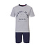 Phil & Co Phil & Co Men's Short Pants Cotton Short Pyjamas Grey Striped