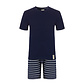 Phil & Co Phil & Co Men's Short Pyjamas Short Pyjamas Cotton Blue