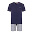 Phil & Co Phil & Co Men's Short Pants Short Pyjamas Cotton Blue