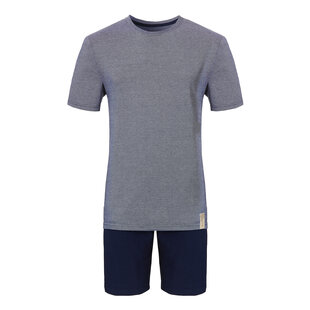 Phil & Co Men's Short Pants Short Pyjamas Cotton Gray