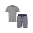 Phil & Co Phil & Co Men's Short Pyjamas Short Pyjamas Cotton Grey