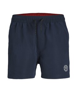 Jack & Jones Junior Jongens Zwemshort JPSTFIJI Effen Donkerblauw