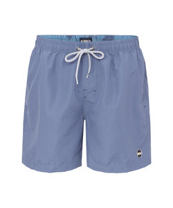 Happy Shorts Men's Swim Short Plain Blue/Gray