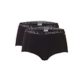 O'Neill O'Neill Boxershort Dames 2-Pack Zwart