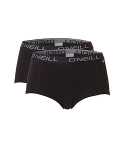 O'Neill Boxer Shorts Ladies 2-Pack Black