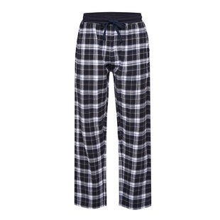 Phil &amp; Co Men's Pyjama Pants Long Checkered Flannel Gray