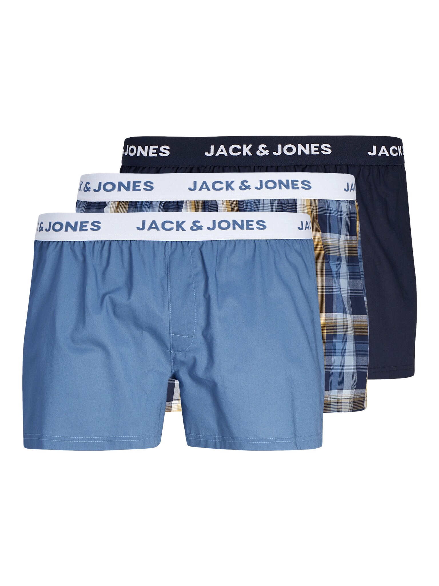 Jack Jones Jack Jones Heren Wijde Boxershorts JACLOGAN 3 Pack