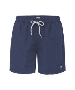 Happy Shorts Heren Zwemshort Effen Donkerblauw