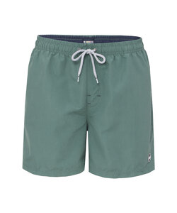 Happy Shorts Heren Zwemshort Effen Kaki Groen