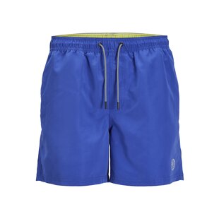 Jack & Jones Men's Swim Shorts JPSTFIJI Solid Blue