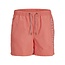 Jack & Jones Jack & Jones Heren Zwemshorts JPSTFIJI Double Logo Effen Hot Coral