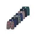 MG-1 MG-1 Wijde Winter Boxershorts Heren Geruit / Kerst Prints 8-Pack