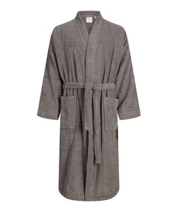 Jack & Jones Badjas Heren Badstof JACSOLID BATHROBE Grijs