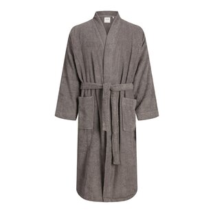 Jack & Jones Bathrobe Men's Terry JACSOLID BATHROBE Gray