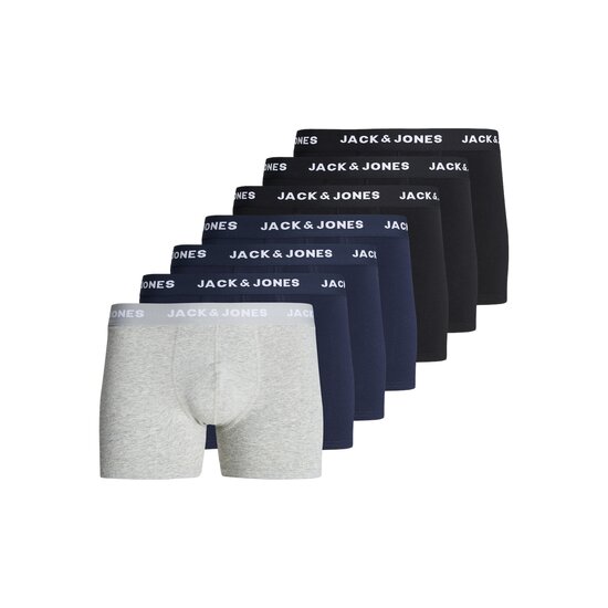 Jack & Jones Jack & Jones Men's Boxer Shorts Plain Trunks JACANTHONY 7-Pack