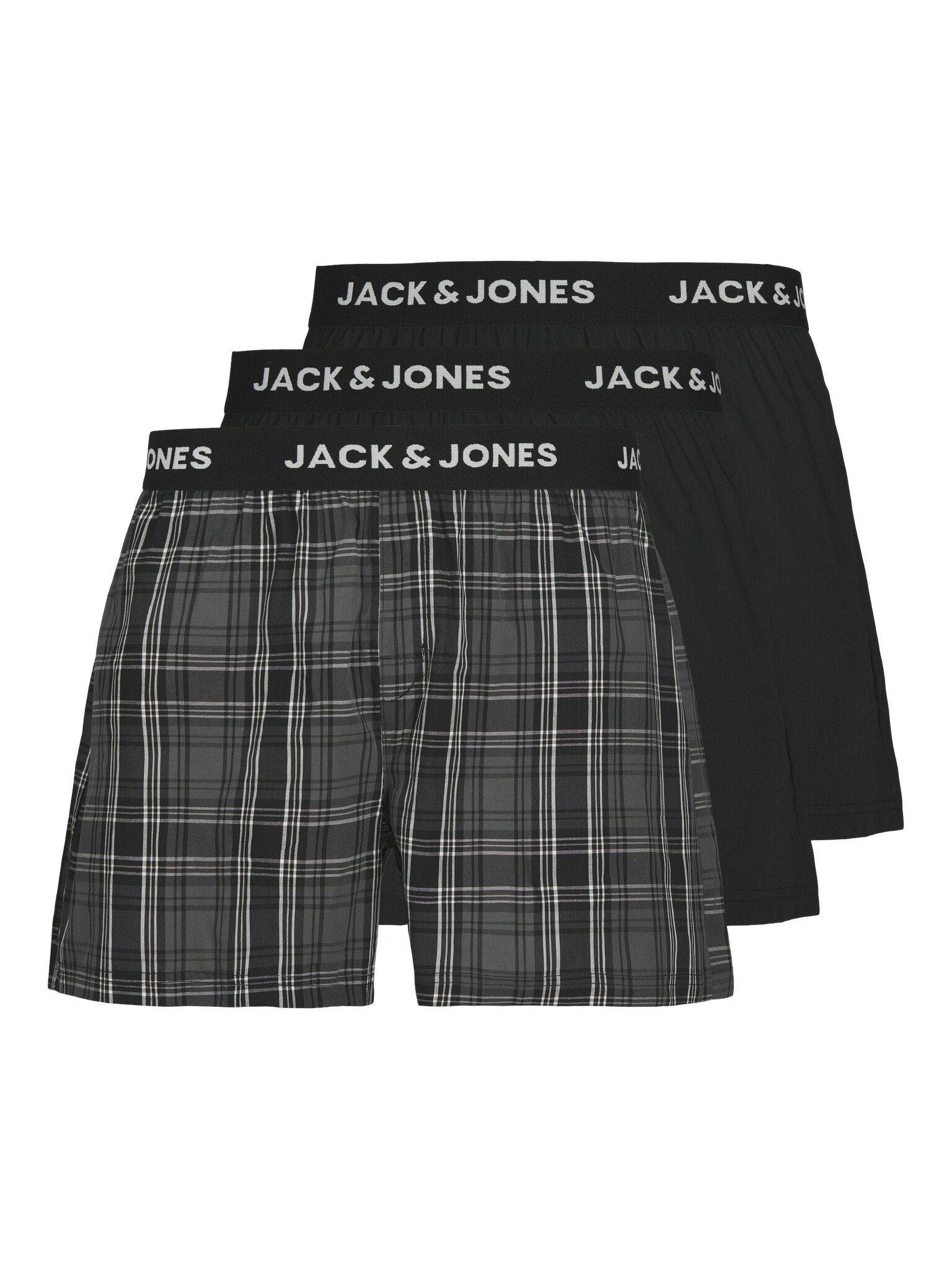 Jack Jones Jack Jones Heren Wijde Boxershorts JACJAMES 3 Pack