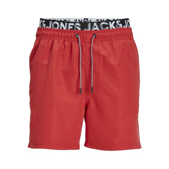 Jack & Jones Jack & Jones Men's Swim Short JPSTFIJI Red