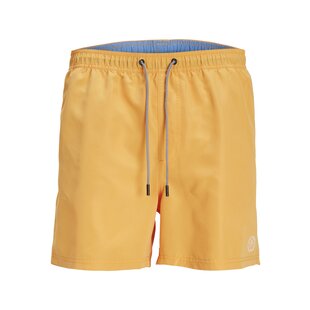 Jack & Jones Heren Zwemshorts JPSTFIJI Effen Oranje