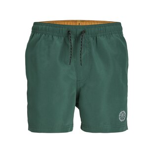 Jack & Jones Junior Boys Swim Short JPSTFIJI Plain Dark Green