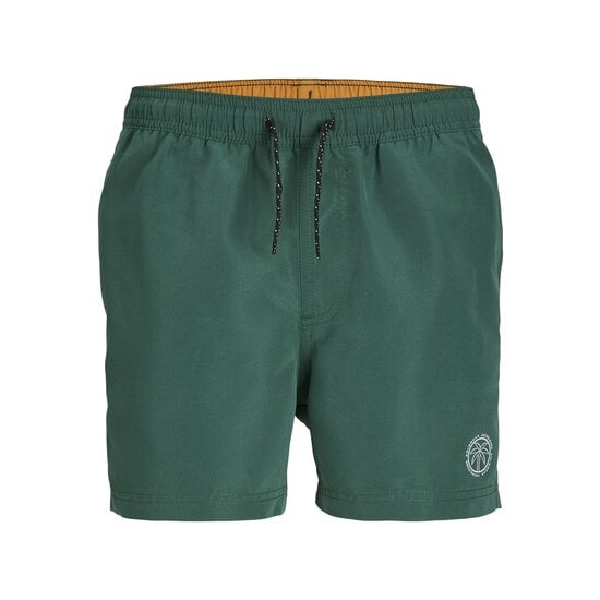 Jack & Jones Junior Jack & Jones Junior Jongens Zwemshort JPSTFIJI Effen Donkergroen