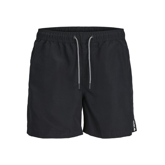 Jack & Jones Jack & Jones Heren Zwemshorts JPSTFIJI Black Tape Effen Zwart