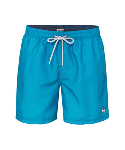 Happy Shorts Heren Zwemshort Effen Teal Blauw