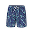 Happy Shorts Happy Shorts Men's Swim Short Leaf Print Blue